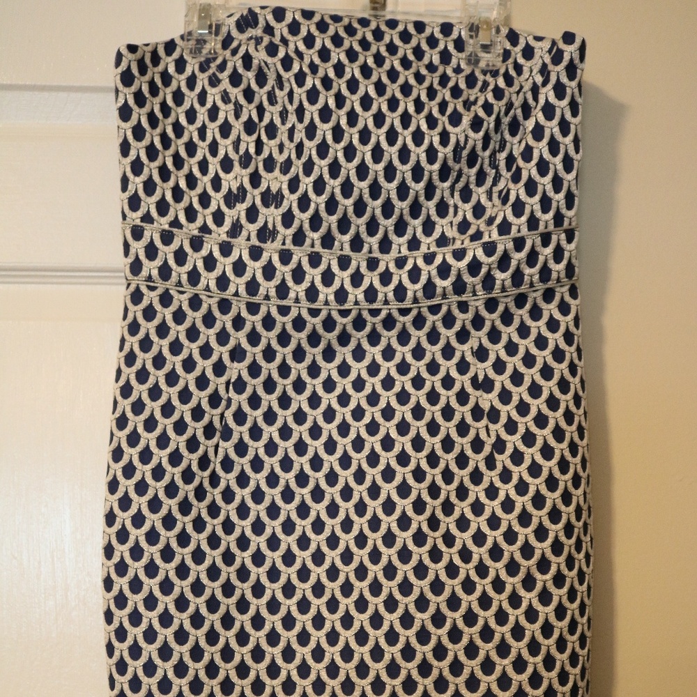 Lilly Pulitzer strapless dress sz 2